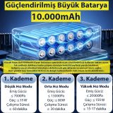 Ezere Powerstorm Kablosuz El Süpürgesi 20000Pa Çekim Gücü 3 Kademeli H