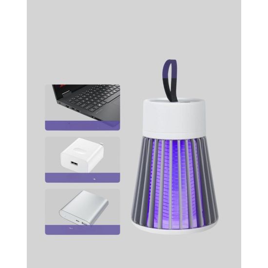 2’si 1 Arada LED Işıklı Elektrikli Böcek Öldürücü