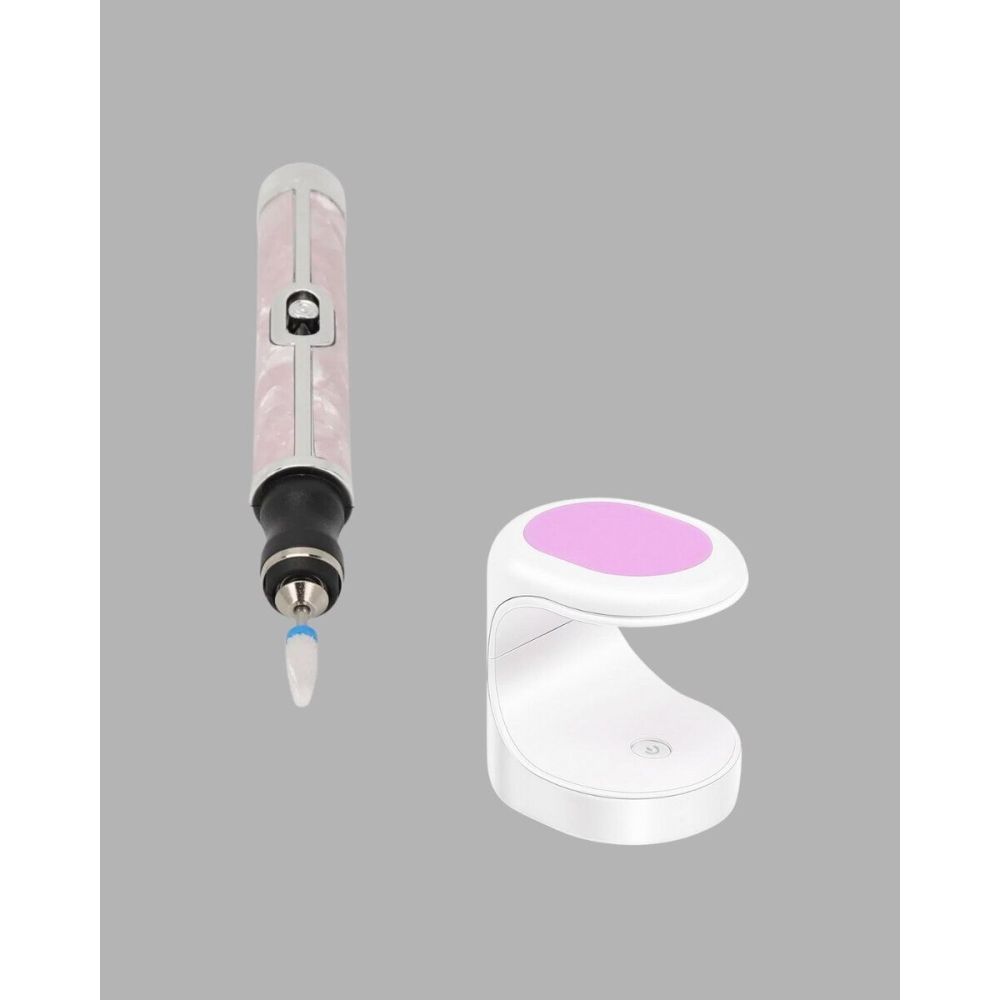 20.000 RPM Tırnak Matkabı + Mini LED Oje Kurutma Cihazı Seti