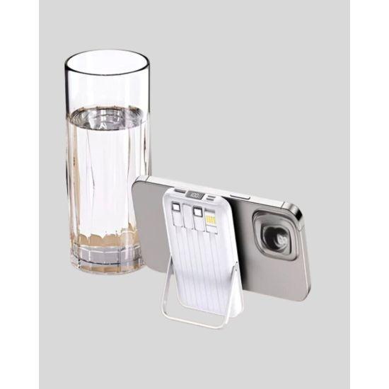 Çoklu Kablo Çıkışlı Taşınabilir Powerbank Kompakt Tasarım