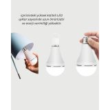 Yüksek Işık Güçlü Şarjlı LED Ampul E27 30W Enerji Tasarruflu