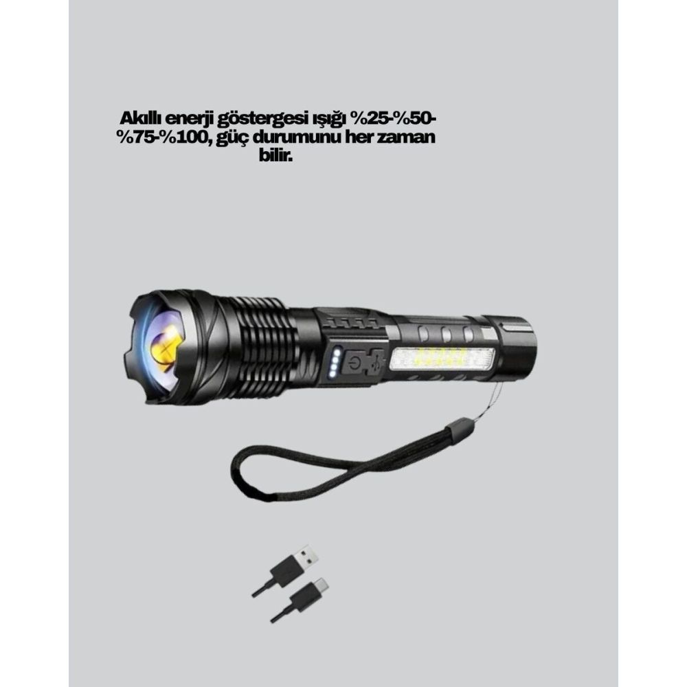 Outdoor ve Acil Durum İçin Güçlü LED El Feneri