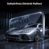 Baseus Crystalline iPhone 15 Pro Full Koruma Anti Mavi Işık Tempered C