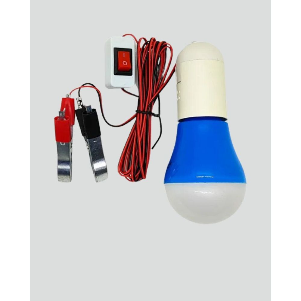 12V LED Ampul Timsah Kıskaçlı Taşınabilir Aydınlatma