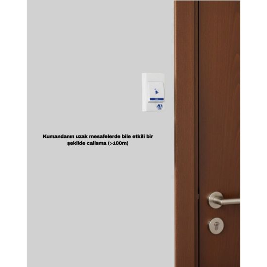 Kablosuz Kapı Zili Kolay Kurulumlu Modern Kullanım