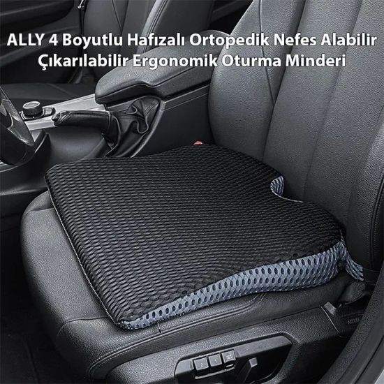 ALLY 4 Boyutlu Hafızalı Ortopedik Nefes Alabilir Çıkarılabilir Ergonom