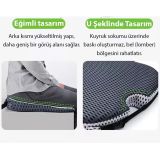 ALLY 4 Boyutlu Hafızalı Ortopedik Nefes Alabilir Çıkarılabilir Ergonom