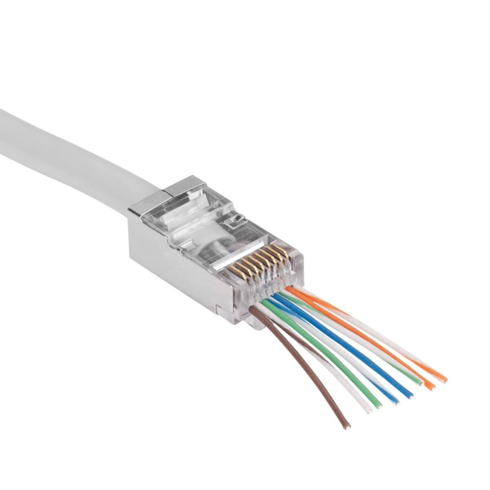 S-LINK SL-COB24P RJ45 Yeni Nesil JAC UTP CAT6 Metal (100lü PAKET)