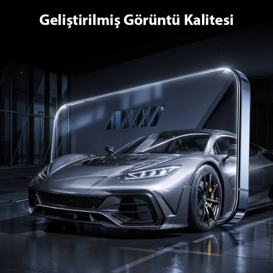 Baseus Crystalline iPhone 15 HD Tempered Full Koruma Cam Ekran Koruyuc