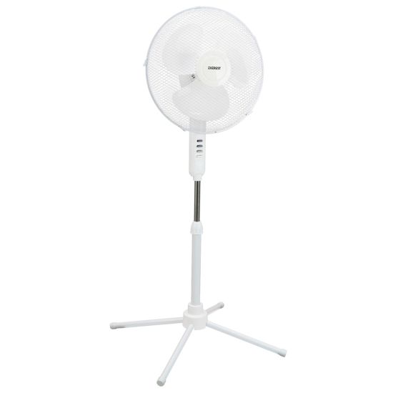 EVEREST FAN10 BEYAZ EcoWind 3 Kademeli Hız 40cm 3 Kanat Pervane ve Çer