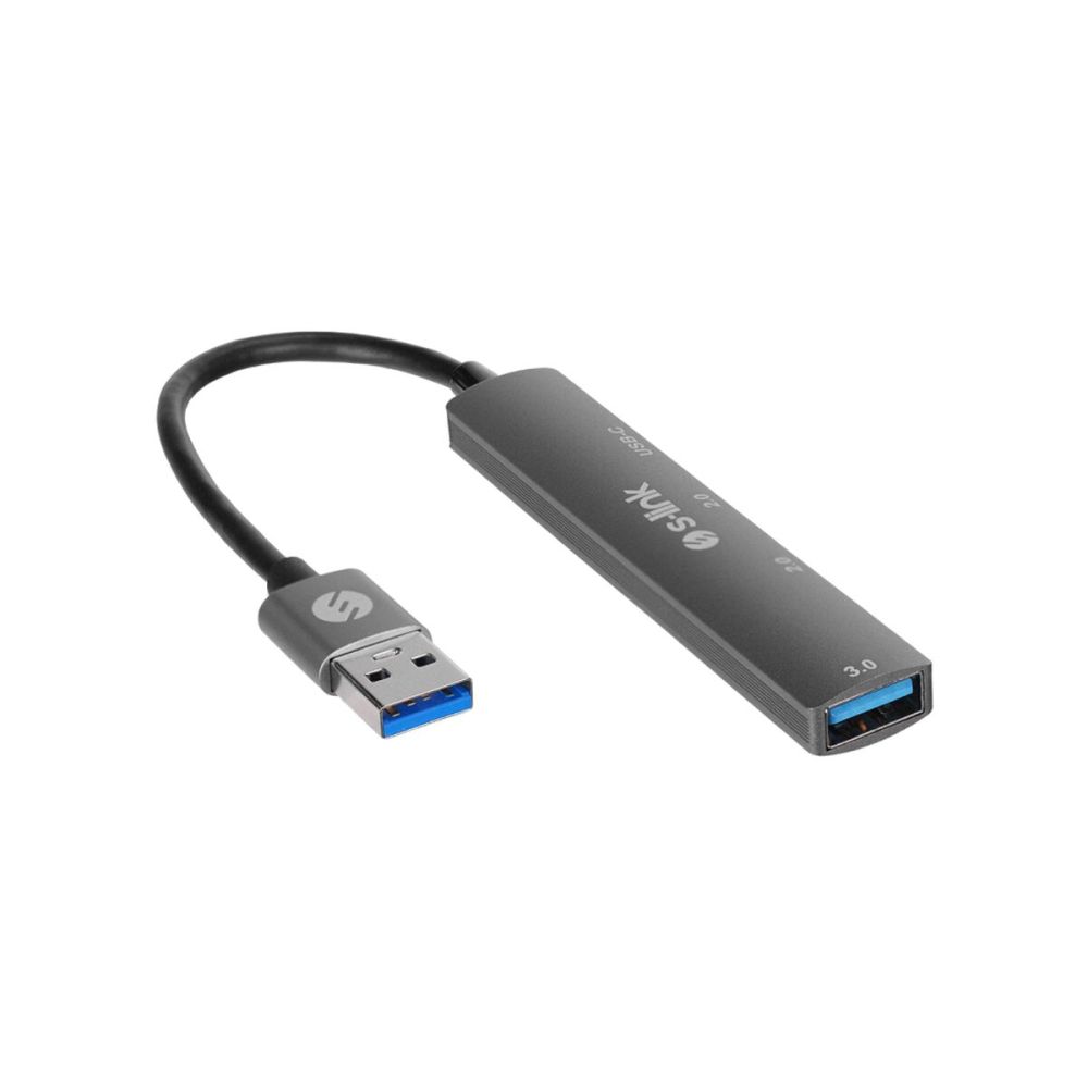 S-LINK SW-U322 USB3.0 to 2xUSB 2.0 1xUSB 3.0 1xType-C Metal USB HUB