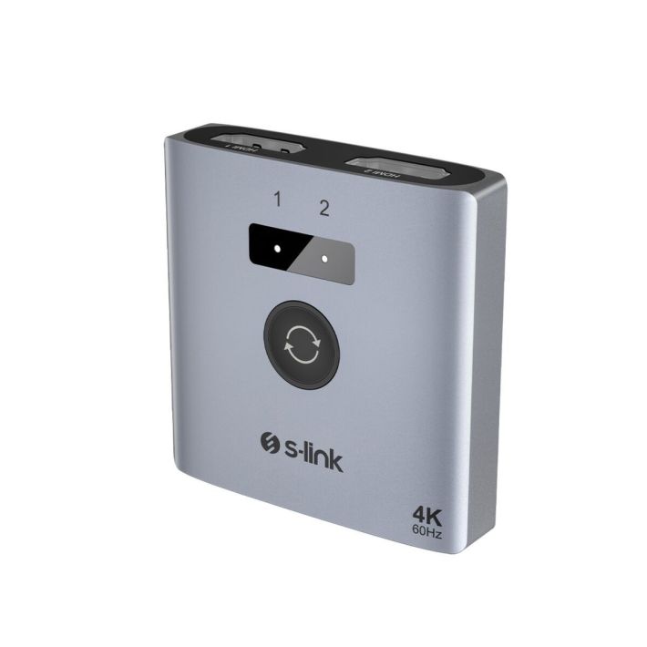 S-LINK SL-LU602 2xHDMI 4K 60Hz Monitör Çoklayıcı (1PC-2Monitör veya 2P