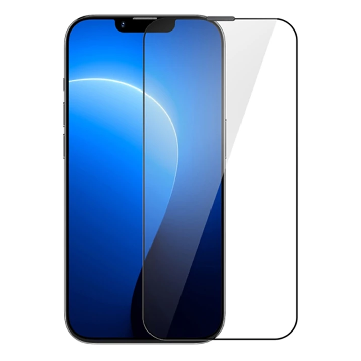Baseus iPhone 14 Plus/13 Pro Max HD Tempered Full Koruma Cam Ekran Kor