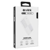 S-LINK IP-G12N Siyah 10.000mAh 2xUSB 1xMicro USB 1xType-C 4 LED Göster