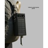 Güneş Panelli Powerbank LED Işıklı Taşınabilir Şarj Cihazı