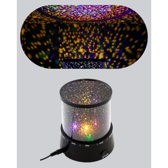 Odayı Yıldızlarla Dolduran Galaxy Efektli LED Projektör Işık