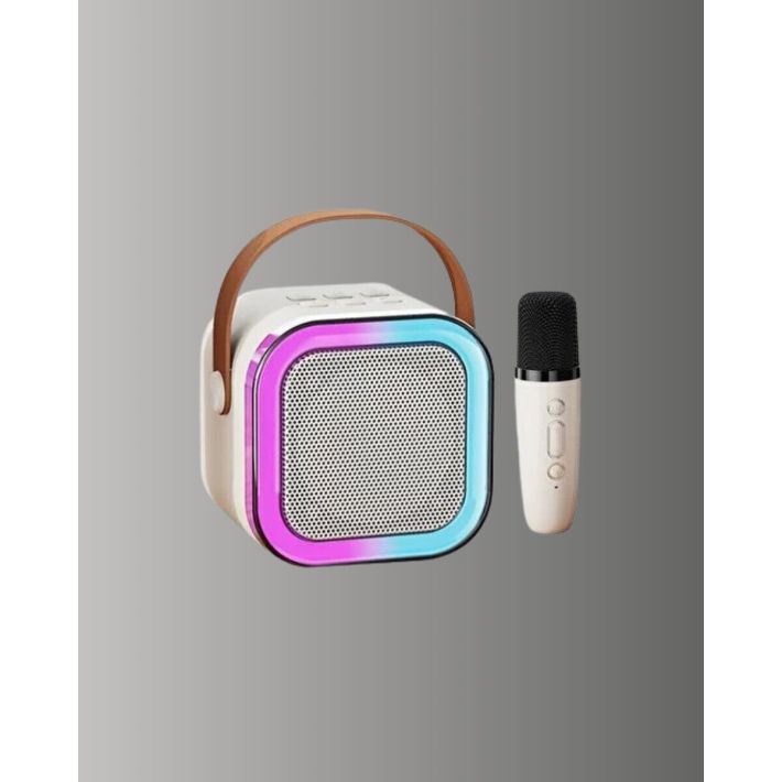 Taşınabilir Karaoke Mikrofon Seti Bluetooth Hoparlörlü