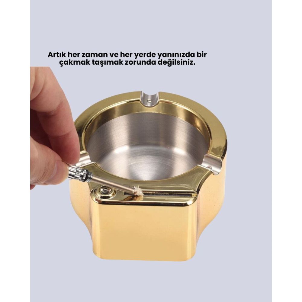 Küllük ve Çakmak Birleşik Set Paslanmaz Çelik Gövde