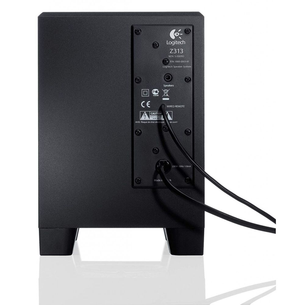 LOGITECH 980-000413 Z313 25W 2+1 Subwooferlı Ses Sistemi (Siyah)