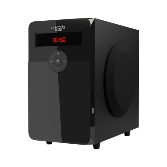 MIKADO MD-582BT 110W 5+1 Masaüstü USB/SD/FM/Bluetooth Siyah Kasa Ev Si