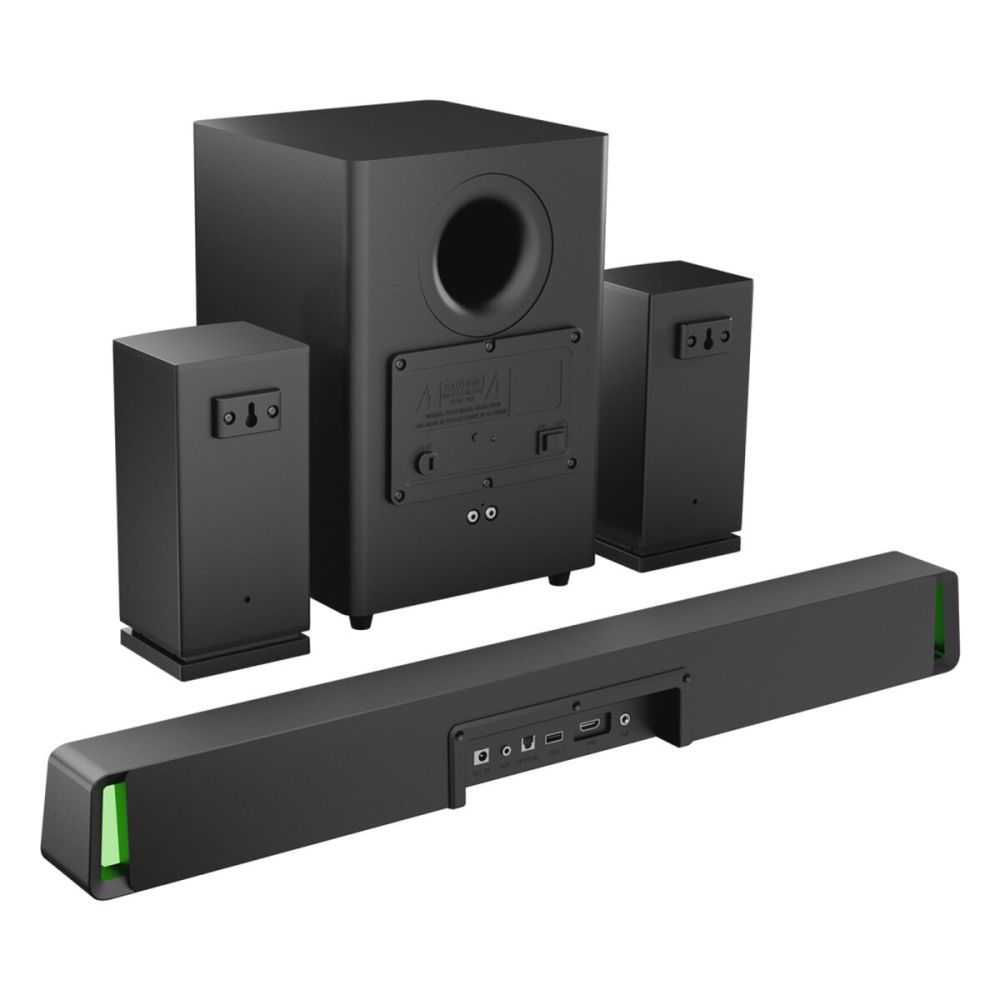 MIKADO MD-SBT35 160W 5+1 Masaüstü BT/AUX/USB/HDMI/OPTICAL Soundbar Siy