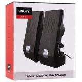 SNOPY SN-611 6W 1+1 Masaüstü Speaker AC 220V (Siyah)