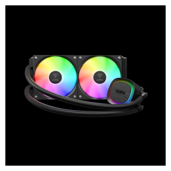 GAMDIAS AURA GL240 V2 WH White Edition 240mm RGB 2 FanlıCPU Sıvı Soğut