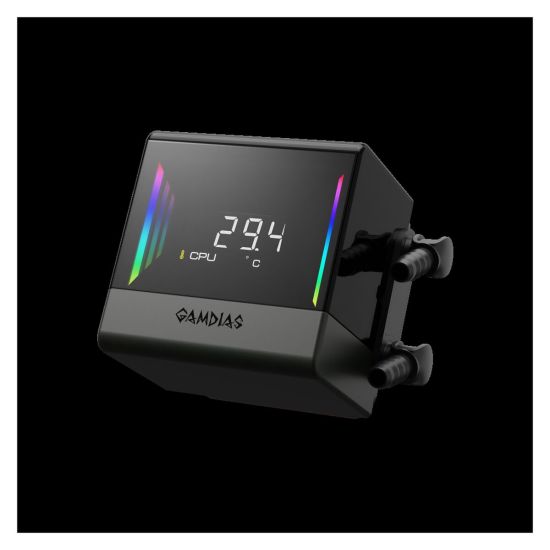 GAMDIAS CHIONE E4-360 360mm ARGB 3 Fanlı Dijital Ekran CPU Sıvı Soğutm