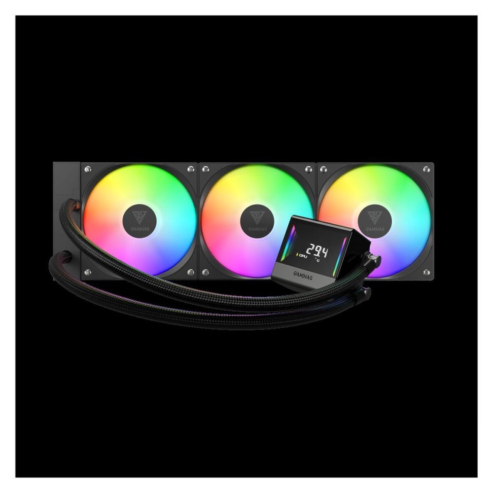 GAMDIAS CHIONE E4-360 360mm ARGB 3 Fanlı Dijital Ekran CPU Sıvı Soğutm