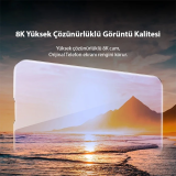 Baseus Crystal iPhone 15 Full Koruma Anti Mavi Işık Tempered Cam Ekran