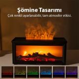 EZERE A4 Şömine Esintili Aromaterapi Difüzörü Ultrasonik Hava Nemlendi