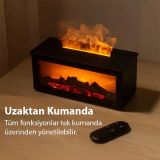 EZERE A4 Şömine Esintili Aromaterapi Difüzörü Ultrasonik Hava Nemlendi
