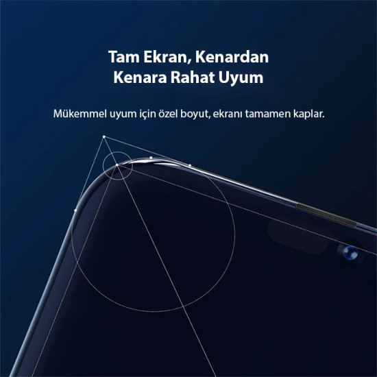 Baseus Crystal iPhone 15 Full Koruma Anti Mavi Işık Tempered Cam Ekran