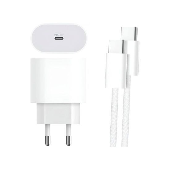 Yüksek Güçlü 35W Type-C Hızlı Şarj Adaptör Seti
