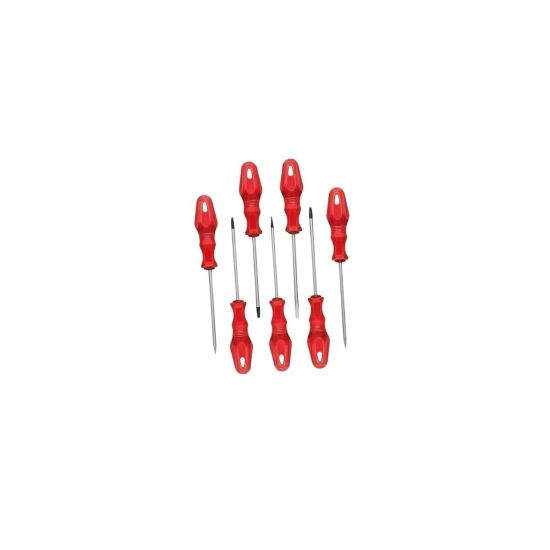 Düz ve Yıldız Başlıklı 7li Tornavida Seti Ergonomik Tutma