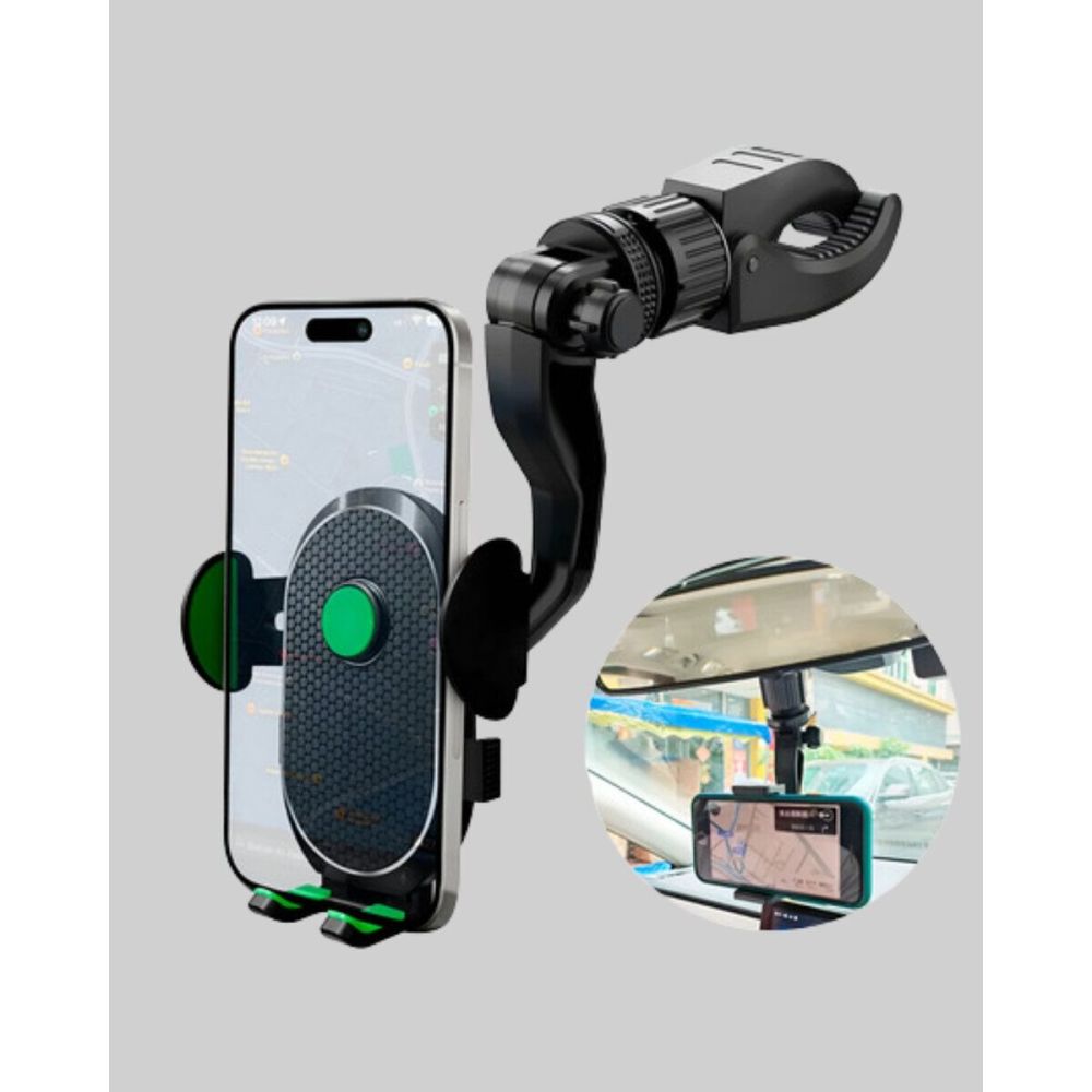 Su Geçirmez Motosiklet Bisiklet Telefon Tutucu 360 Derece Döner Gidon 