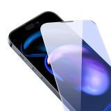 Baseus iPhone 15 Plus Full Koruma Anti Mavi Işık Tempered Cam Ekran Ko