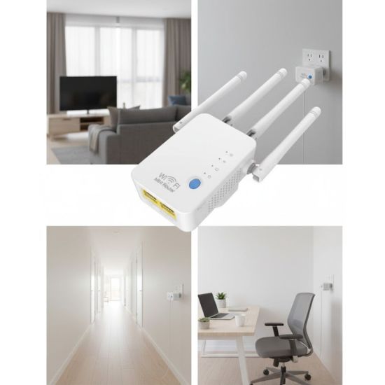 300Mbps WiFi Tekrarlayıcı WPS Güvenlikli AP Modlu Güçlendirici