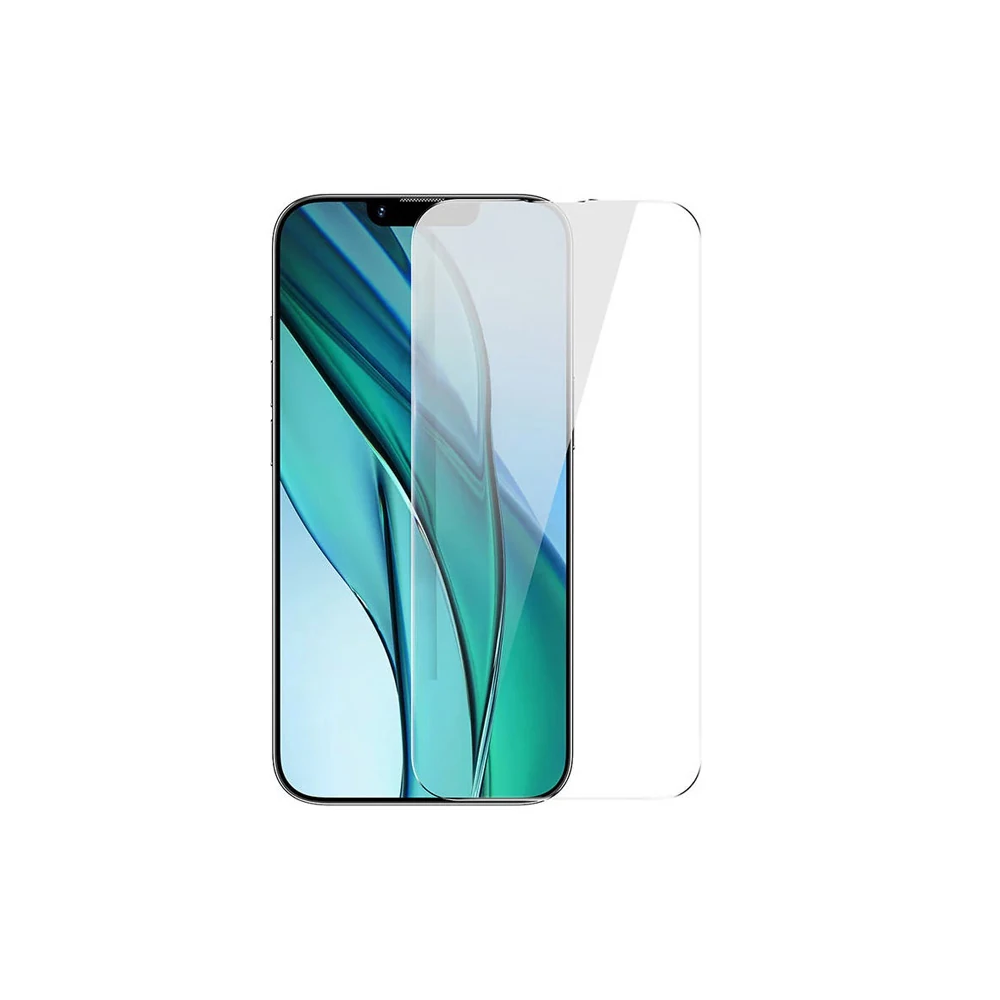 Baseus Crystal Serisi iPhone 15 Full Koruma Tempered Cam Ekran Koruyuc