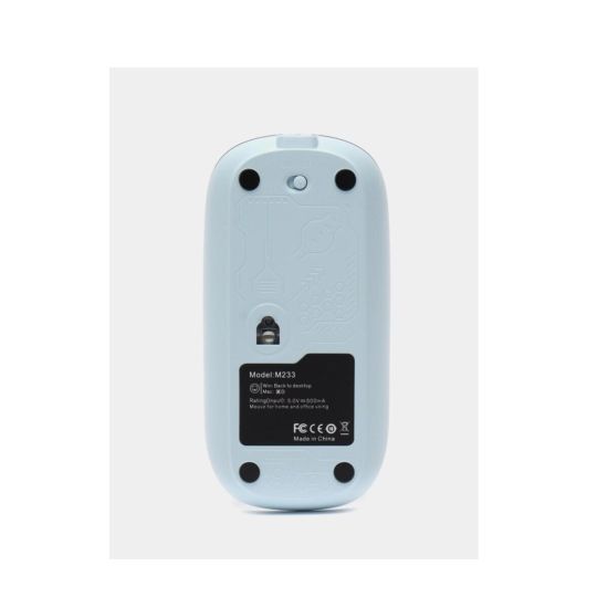 Bluetooth ve 2.4G USB Destekli Pilli Kablosuz Şeffaf Mouse
