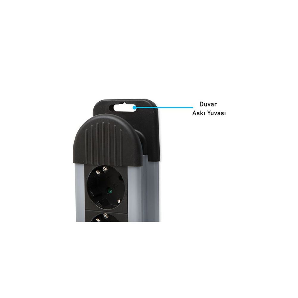 S-LINK Swapp SPGKS05 5 Soket Akım Korumalı Priz 1.5Mt Kablo 900 Joule 