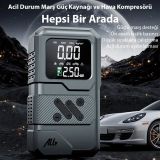 Ally ST-9654 Taşınabilir Göstergeli Araç Lastik Şişirme Ve Starter Akü