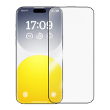 Baseus Crystalline iPhone 15 Pro için Parlama Önleyici Tempered Cam Ek