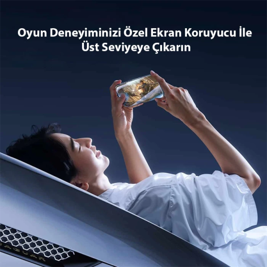 Baseus Crystalline iPhone 15 Pro için Parlama Önleyici Tempered Cam Ek