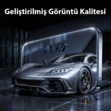 Baseus Crystalline iPhone 15 Pro için Parlama Önleyici Tempered Cam Ek