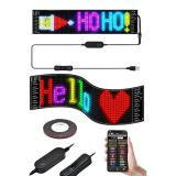 Matrix Led Cama Yapışan Telefon Kontrollü Panel Dijital Ekran Kumandal