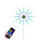 Akıllı RGB LED Havai Fişek Duvar Lambası Kumandalı ve Uygulama Kontrol