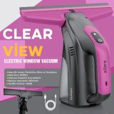 Ezere ClearView Şarjlı Cam Temizleyici Silme Makinesi Mikrofiber Başlı