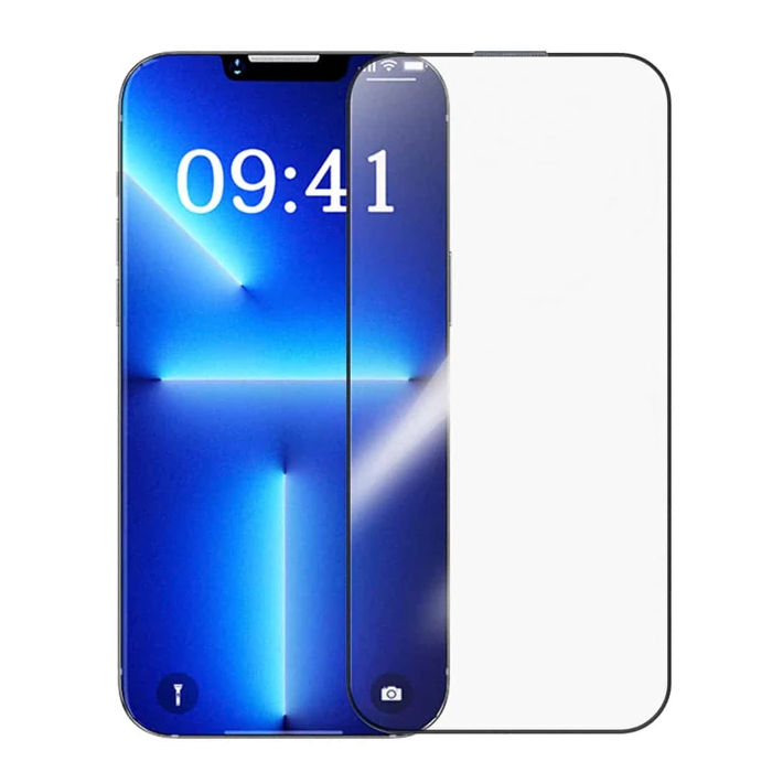 Baseus Crystalline iPhone 14 Plus/13 Pro Max için Parlama Önleyici Tem