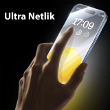 Baseus Crystalline iPhone 14 Plus/13 Pro Max için Parlama Önleyici Tem